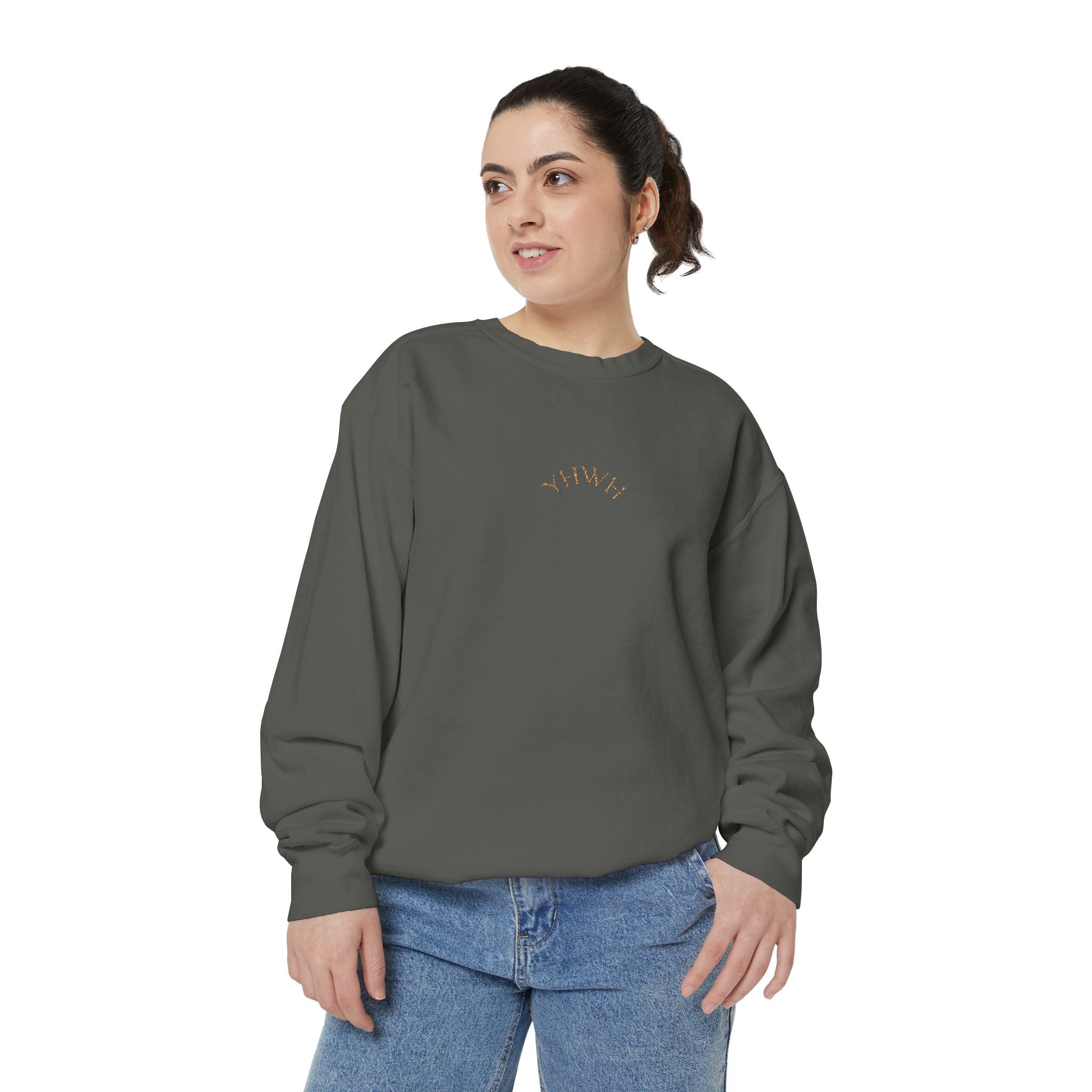 YHWH Embroidered Sweatshirt